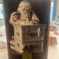 Christmas  Santas Workbench Cookie Jar