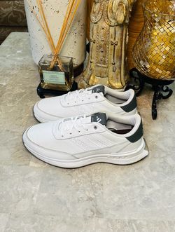 Men’s Adidas S2G SL Leather 24 Spikeless Golf Shoes Cloud White Size 10US