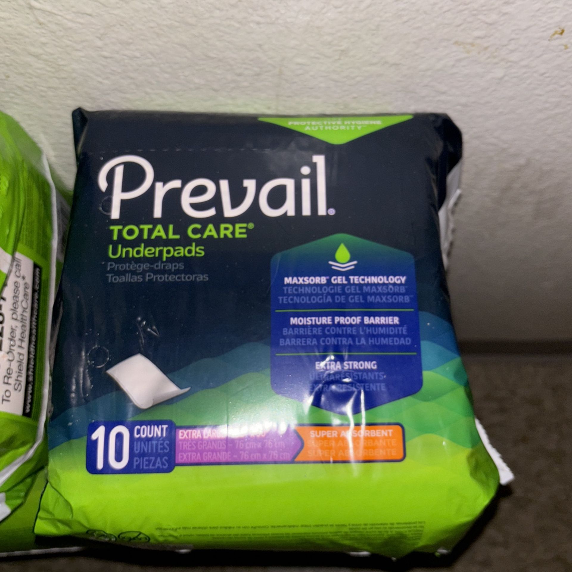 Prevail Total Care Incontinence Underpads