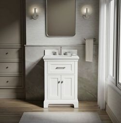 Kohler
Charlemont 24" Free Standing Vanity Set with Cabinet and Quartz Vanity Top