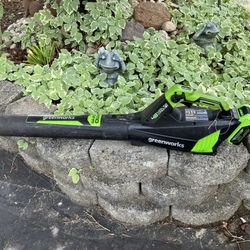 48v Green Works Leaf Blower No Charger Included Comes With Battery