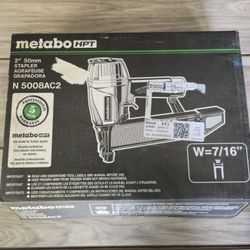 Metabo 16-Gauge 7/16-in Medium crown Construction Pneumatic Stapler #3616