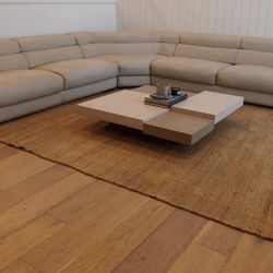 Roche Bobois Leather Ultramobile Sofa 