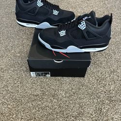 Air Jordan 4 Retro SE Black Canvas Size 11