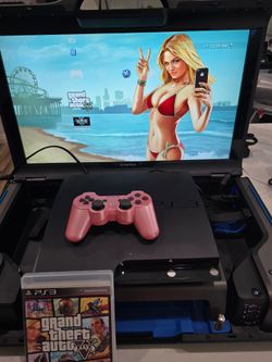 Playstation 3  Slim w/5 Games