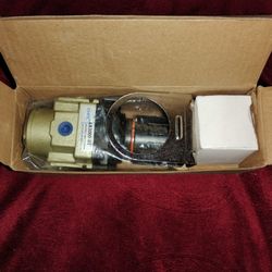 Air Processor, SNS AR3000-N03 Female Thread 3/8 NPT Air Pressure Regulator 0-150 PSI Adjustable,Bracket,Gauge