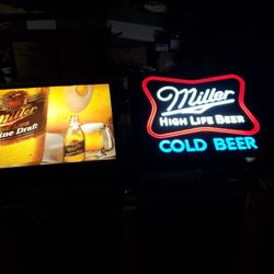 2 Vintage Bar Lights 1985 