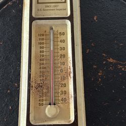 Advertising thermometer