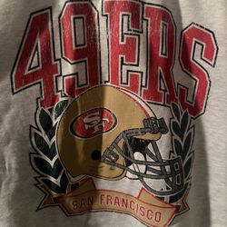 New 49ers Gray Sweater