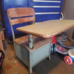 Old School House Desk For Kids