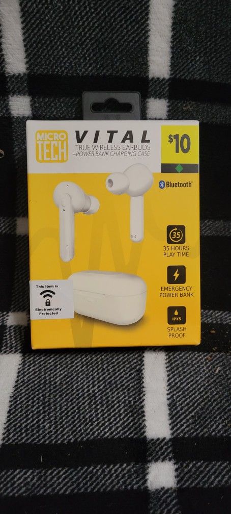 Micro Tech Vital Earbuds (See Description)