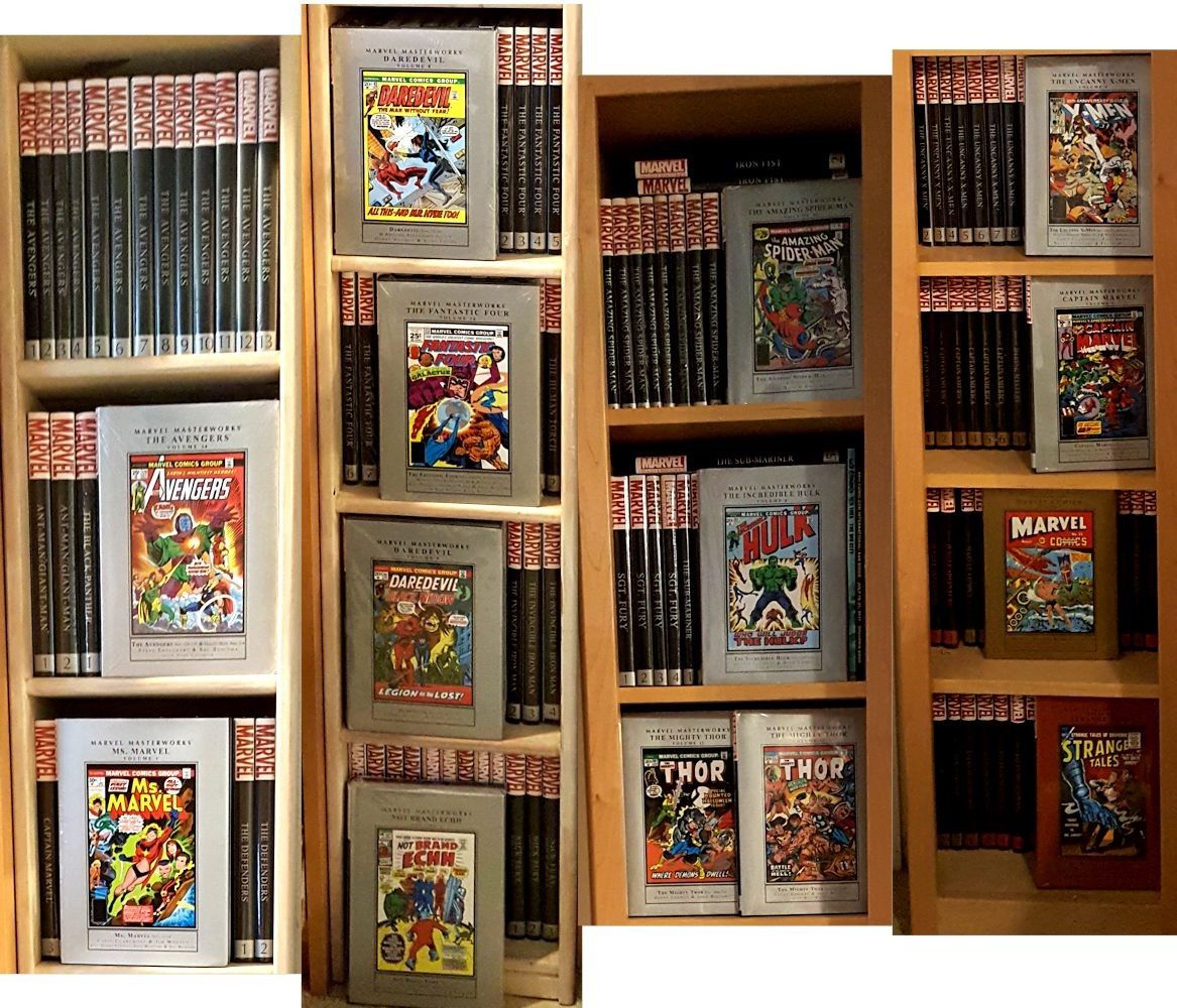Marvel Masterworks - Huge Collection - First 214 Volumes, Mint Condition