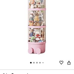 Plush toy storage container