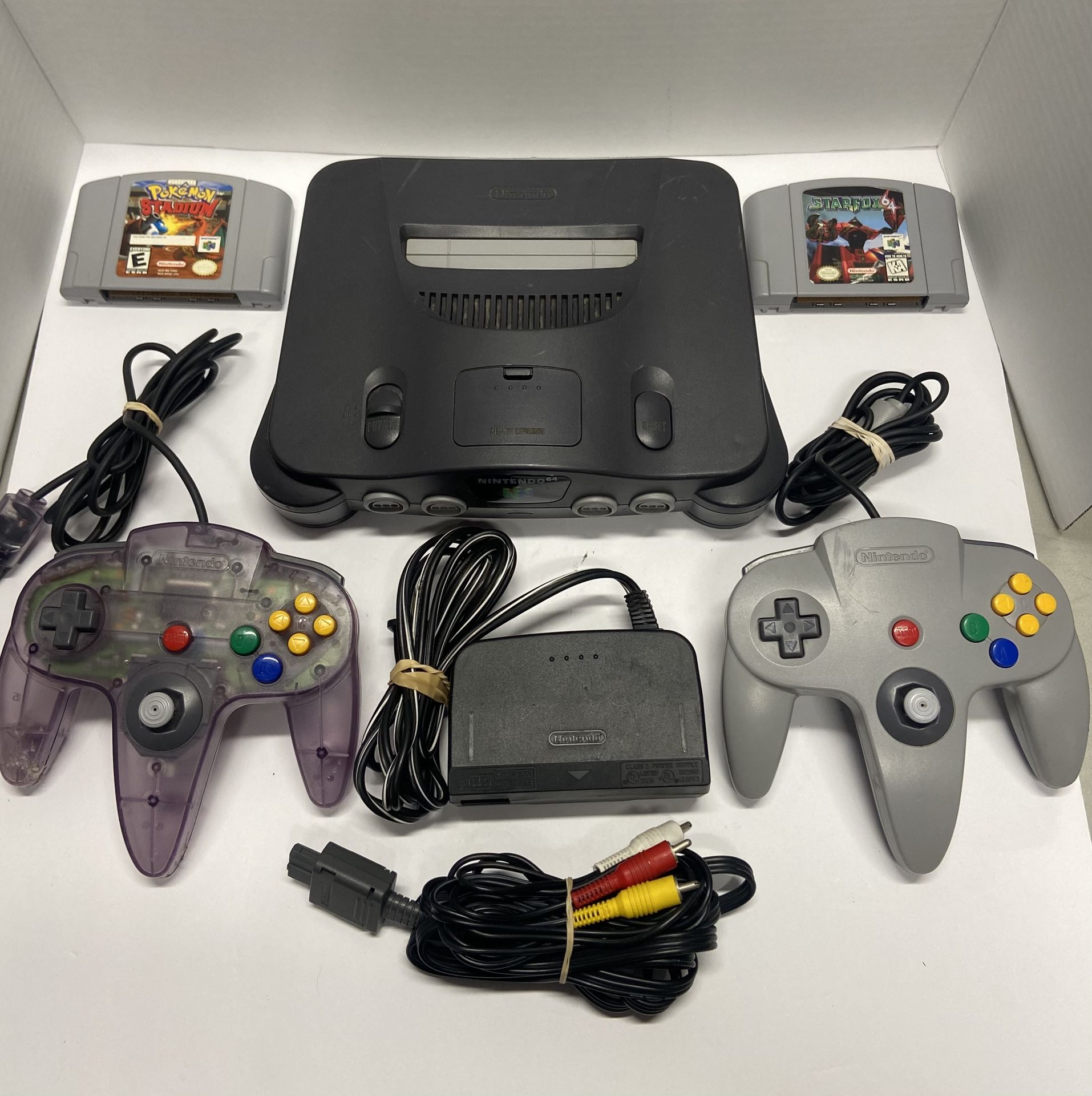 Nintendo 64 Console With 2 Games & 2 Controllers For Sale $150 OBO. Tested