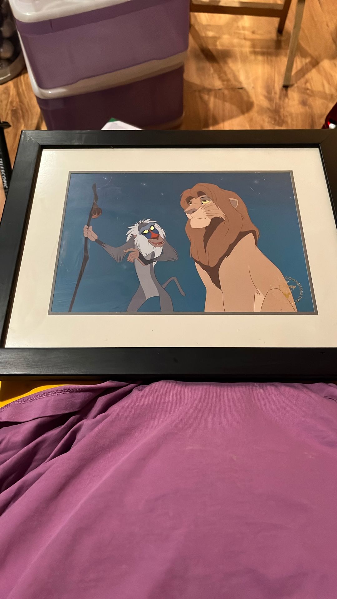 Disney Store Commemorative Lion King Print