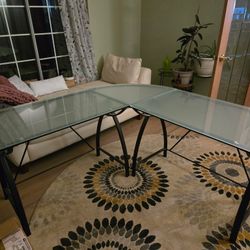 Glass Desk