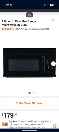 Brand New Over The Range Microwave