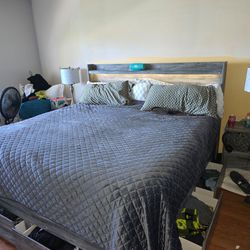 King bed set with nightstands