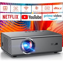 Kogata 4K Projector with Built-in Apps, 1200ANSI Auto Focus&6D