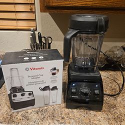 Vitamix with personal cup adapter