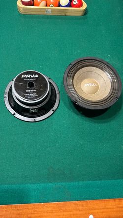 Prv  8 Inch speakers