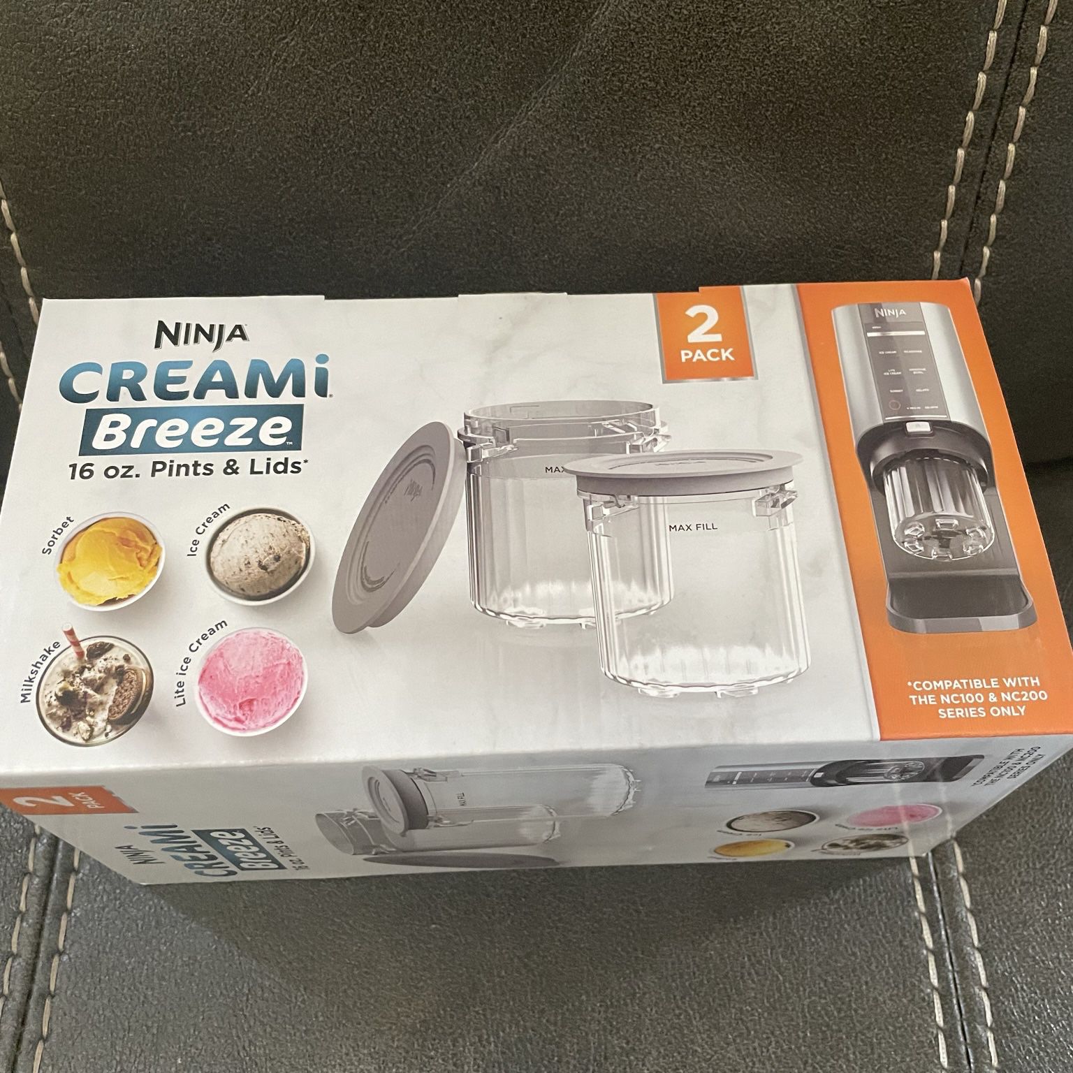 Ninja Creami Breeze Pints 2 Pack (NC201 And NC200) for Sale in  Philadelphia, PA - OfferUp