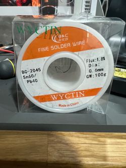 Wyctin Fine Solder Wire 0.6mm 100g