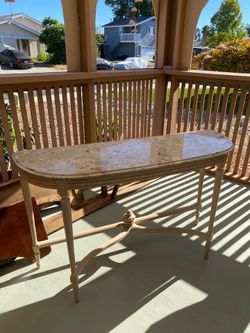 Marble table