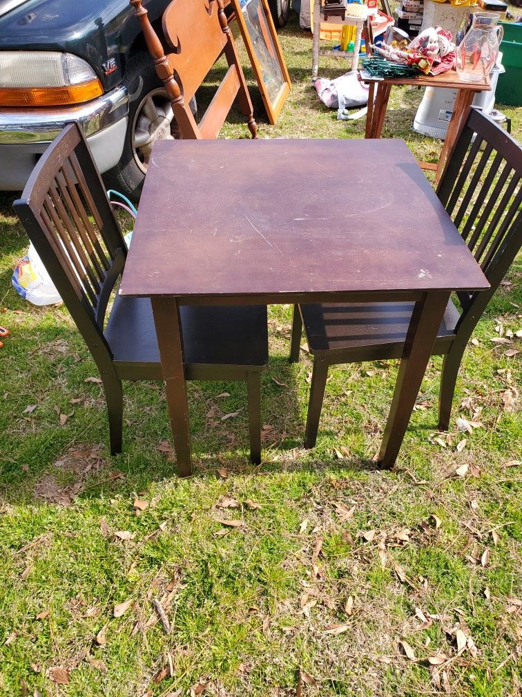 Table And 2 Chairs