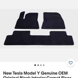 New 2023 Tesla Y OEM Car Mats