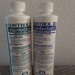 Disinfectant,  Super Conentrate, 1/2  Oz. To Per Load , Or Dilute It To Fill Sprayer To Disinfect Any Surface, No Stain, No Residue,  8 Oz  Bottle