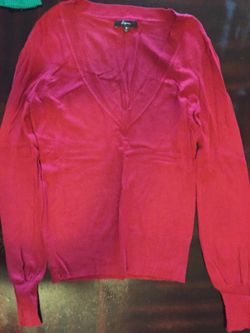 Red Express Long Sleeve Shirt Medium