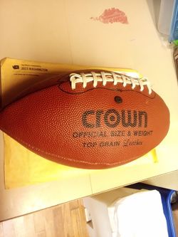 Vintage CROWN Jim Kelly Leather NFL Football 