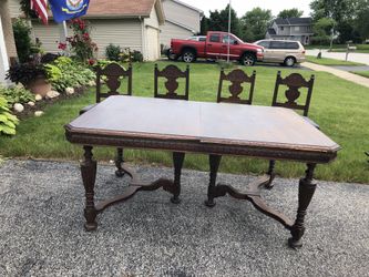 Antique Table and Chairs