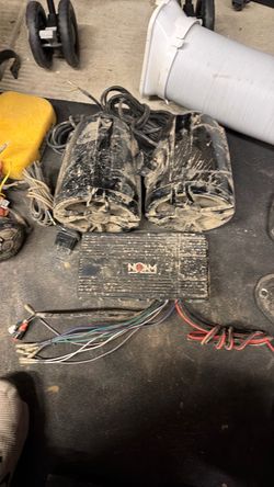 NOAM ATV Speaker Pods and Amplifier