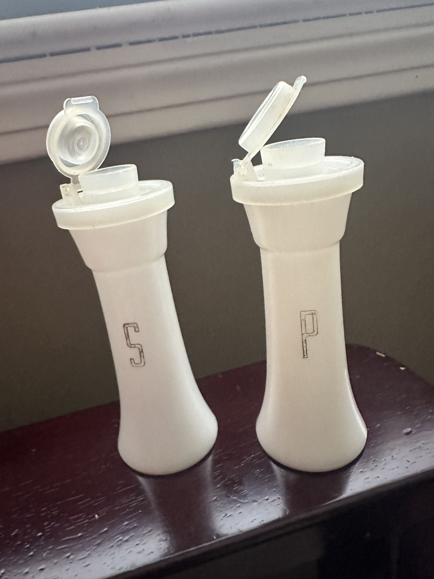 Vintage Tupperware Salt And Pepper Shakers