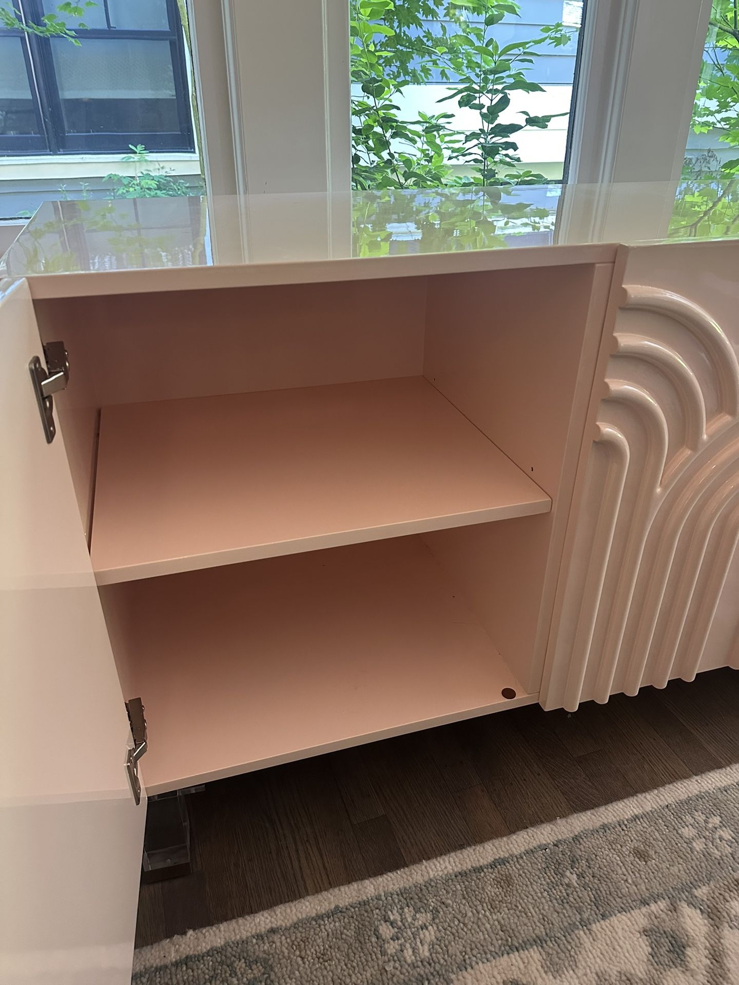 Safvieh sideboard / Credenza Blush EUC Retail $1100