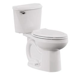 American Standard Reliant 12 in. Rough In 2-Piece 1.28 GPF Single Flush Elongated Toilet with Slow Close Seat in White