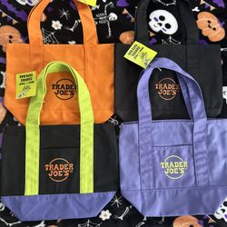 Trader Joe’s mini Canvas Totes Halloween 