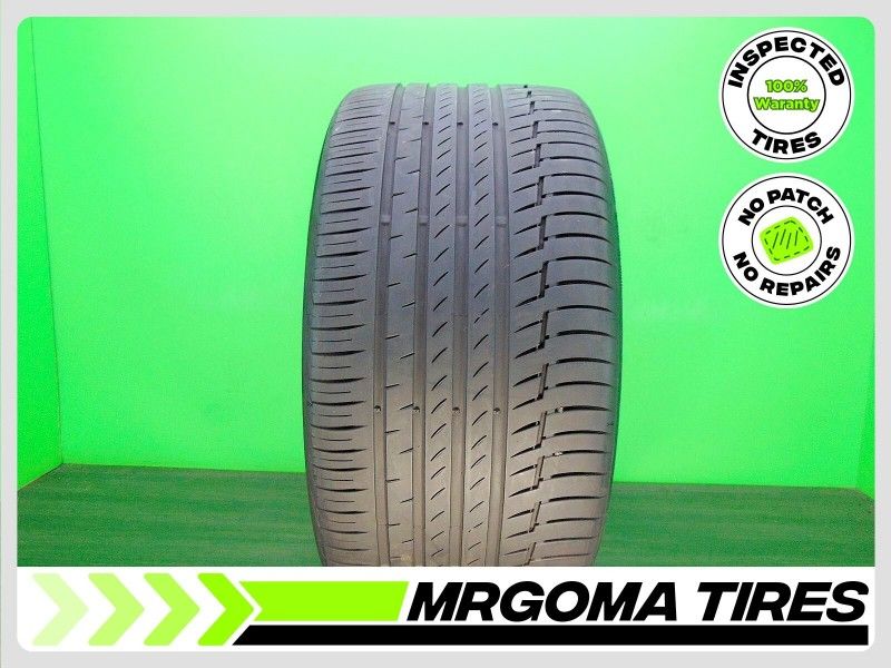 1 CONTINENTAL PREMIUMCONTACT 6 XL 315/30/22 USED TIRE NO PATCH