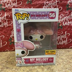 Sanrio My Melody Hello Kitty Funko Pop! Hot Topic Exclusive Vinyl Figure 56