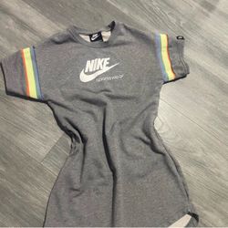 Nike Sportswear Gray T-Shirt Dress