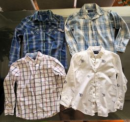Boys casual shirts size 8/10