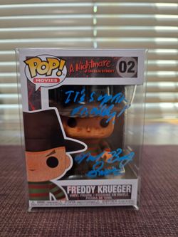 Funko Pop! A Nightmare on Elm Street - Freddy Krueger #02 Signed By Michael Bailey Smith + JSA COA