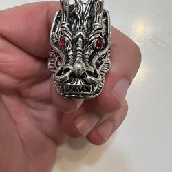 Wolf And Pharaoh Stainless Steel Silver Rings