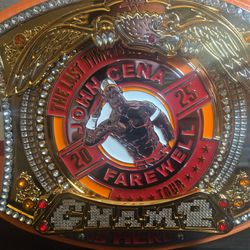 You Cant See Me retirement tour replica belt Tampa 2025 edition