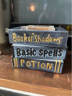 Stack of books wax melt