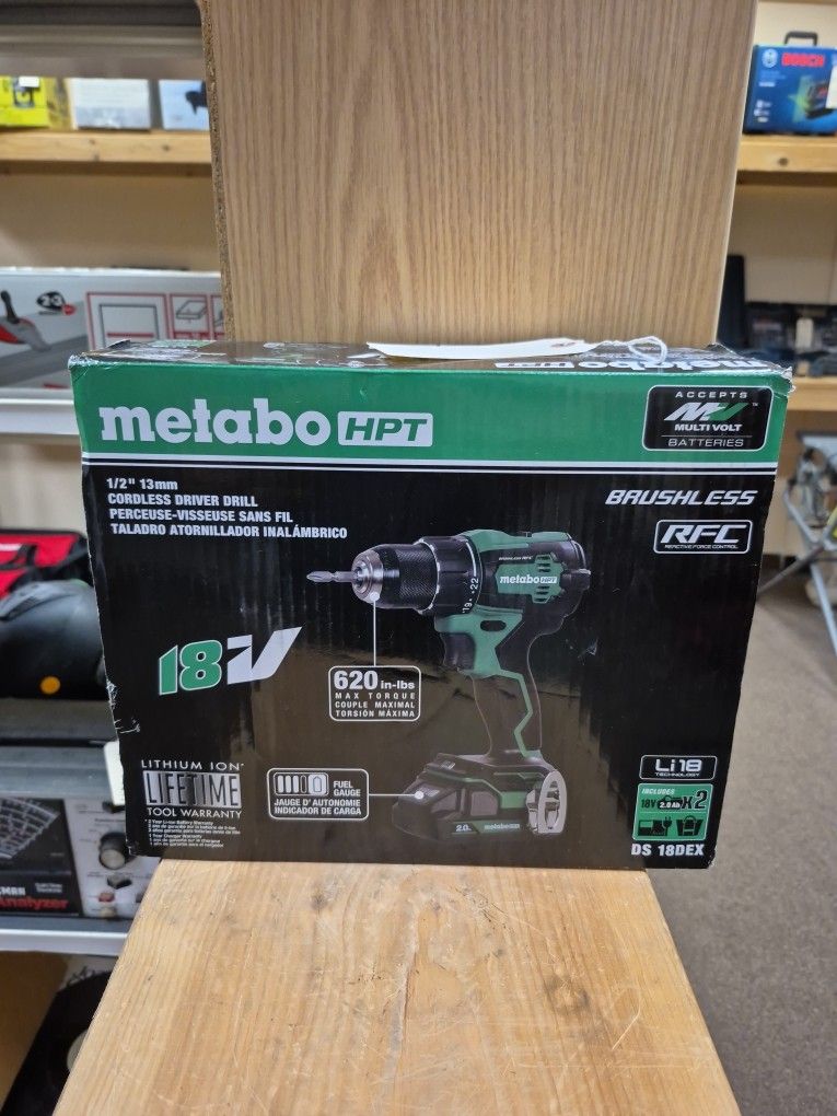 NEW Metabo HPT 18V Drill Driver Kit DS18DEX