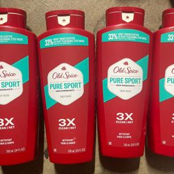 4 Old Spice Body Wash 