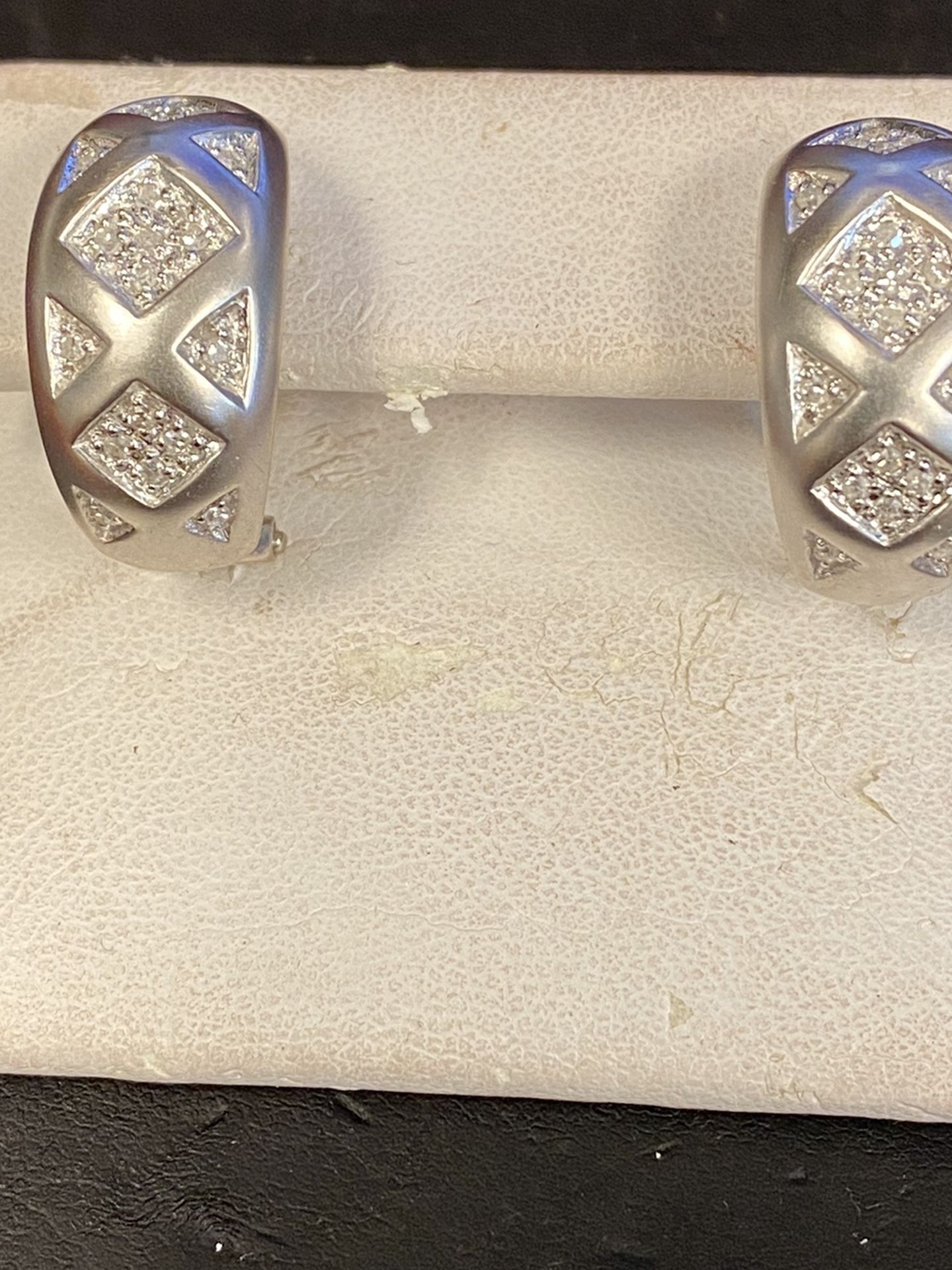 White Gold Diamond Earrings